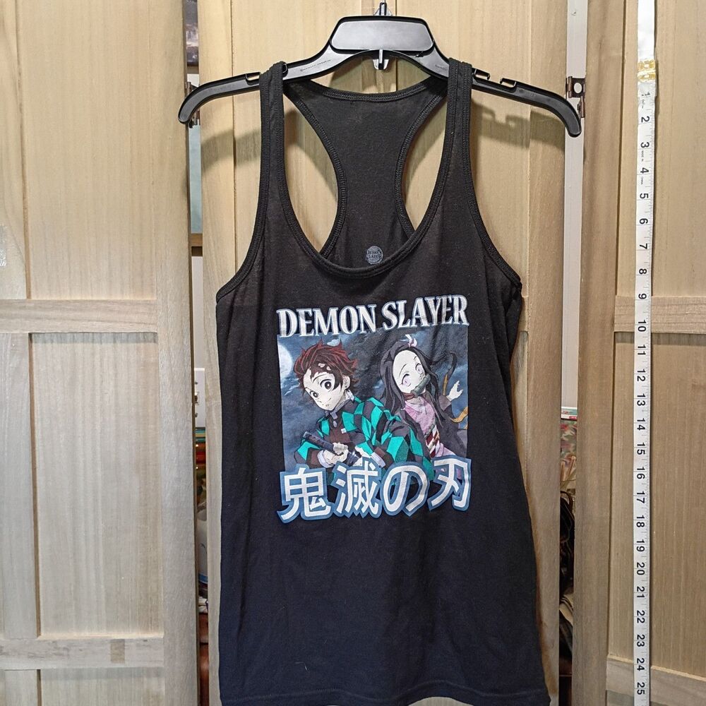 Demon slayer anime tank top medium